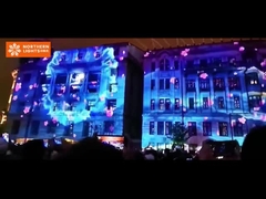 Grande Projector de Hologramas 3D ao ar livre Publicidade 3D Mapping Show Projector Máquina de vídeo