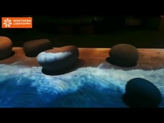 Interact Floor Projection Sala imersiva 3D Jogo de projeção holográfica de piso Imersiva