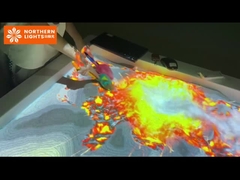 Parque de diversões para crianças Produto AR Projeção de areia Mesa de projeção interativa Mapeamento de areia