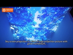 Luzes do Norte Projeção Holográfica Sky Screen Imersivo Projector Para Museu