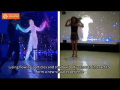 Projetor de jogos interativos Sistema de projeção de parede para parque de diversões