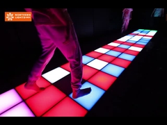 IP65 à prova d'água 30cm*30cm rgb interactive active game led dance floor for game dance room