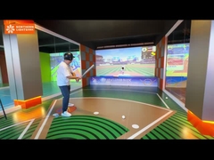 Jogos interativos com projetor Esportes Ar Indoor Amusement Baseball Simulator