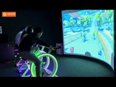 Ciclismo Virtual Fitness Spinning Bike Interativo Smart Park Outdoor Grande Ecrã Esporte Fitness Pro