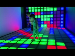 Led ativa o jogo conduzido do assoalho 30x30cm jogo ativo claro interativo conduziu o assoalho