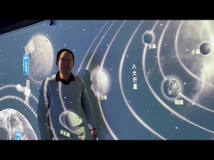 Projector de parede interativo para museus, locais temáticos de turismo cultural