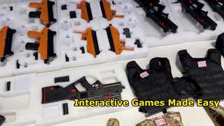 China Fabricante Kids CS Laser Tag Gun Set Locais de atividades internas Equipamentos de jogos de batalha multijogador