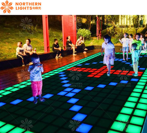 Últimas notícias da empresa sobre LED Terraço de dança Grade de saltos de azulejos Super Grade de jogo interativo