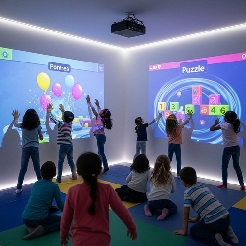 Últimas notícias da empresa sobre Domine o Futuro da Diversão: Guia de Jogos Interativos de Projeção na Parede