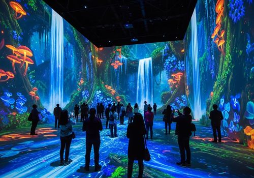 Últimas notícias da empresa sobre Como as Empresas Podem Escolher o Sistema de Projeção Imersiva Certo: Dicas para Projeção Interativa em Paredes e Pisos