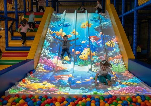 Últimas notícias da empresa sobre Como a projeção interativa dá poder aos slides, quebra paredes e caixas de areia: Criando experiências mágicas em playgrounds