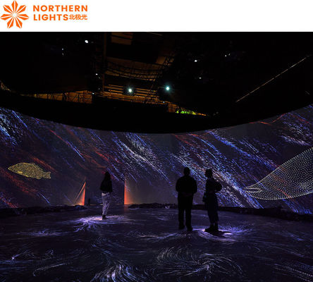 Bom preço Exposição do Museu de Arte Digital Projector de Mapeamento Imersivo 3d Projeção Interativa on-line