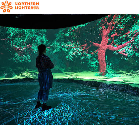 Bom preço Moderno Luxo Imersivo Interativo Projeção Laser de Parede / Pavimento para Exposição on-line