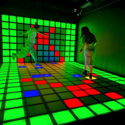 Bom preço 250V LED Terraço de dança azulejos Interativo Jogo Super Grid 2 anos de garantia on-line