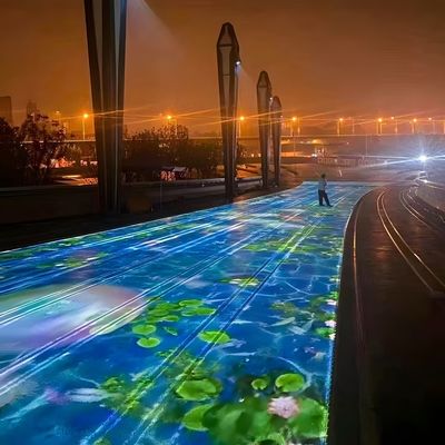 Bom preço Projeção interativa de piso multicanal para festivais Eventos ao ar livre em parques on-line