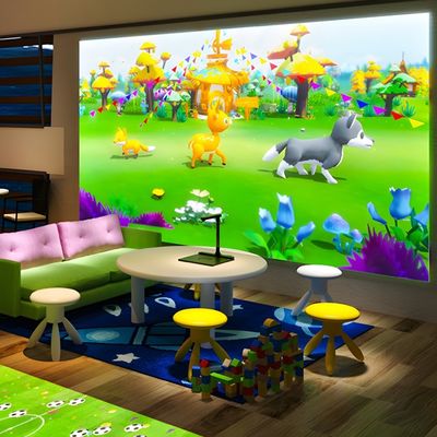 Bom preço Crianças / Crianças Magia Pintura Jardim de Infância Jogos Interativos de Projeção na Parede Para a Escola on-line