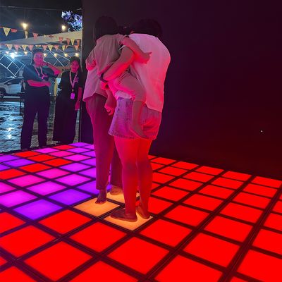 Bom preço LED Terraço de dança Grade de saltos de azulejos Super Grade de jogo interativo on-line
