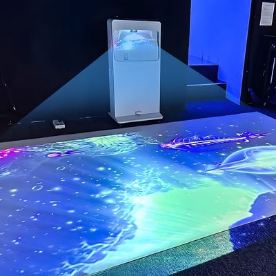 Bom preço Projeção 3d de luz digital portátil Mapeamento Projector de piso móvel interativo on-line