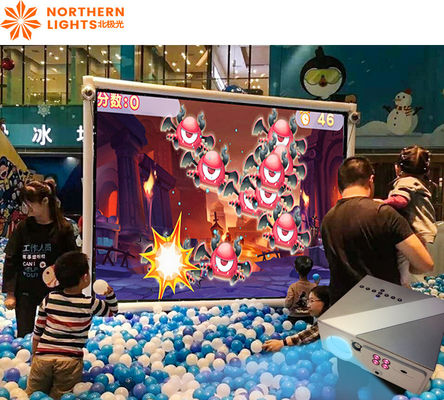 Bom preço Sistema integrado de projetor de jogos interativos Bolas de esmagamento para parque infantil on-line