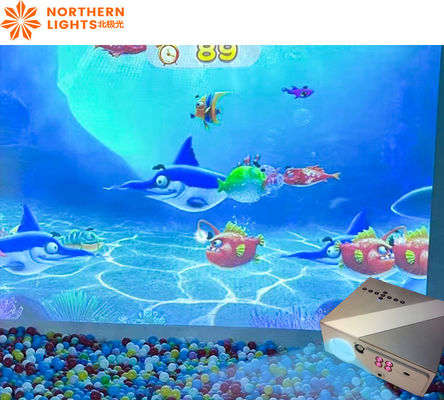 Bom preço 2500 lumens Sistema de jogo de projeção interativo Smashing Ball on-line