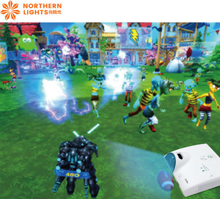 Bom preço Mech Warrior Projeção Interativa de Jogo Projector de Parede para Naughty Castle on-line