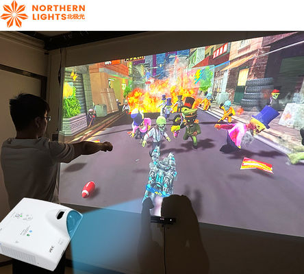 Bom preço Holográfico 3400 LM Interativo Projeção de Parede Feixe Interativo Jogo on-line
