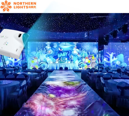 Bom preço Exibição holográfica Projetor imersivo Interagir Experiência criativa de restaurante on-line