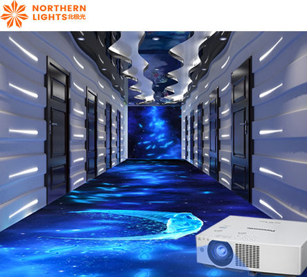 Bom preço 3200 Lumens Projector 3D Interativo Imersivo para Decoração de Hotel on-line