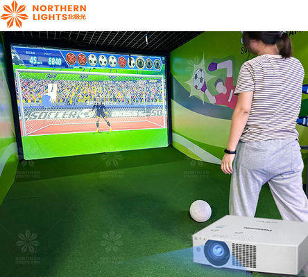 Bom preço Ar Projetor de jogos de futebol Simulador de jogos Equipamento de sistema interativo on-line