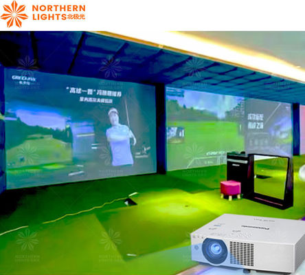 Bom preço Simulador de golfe Recreio Projeção interativa Ar Simulador de golfe para centro de jogos indoor on-line