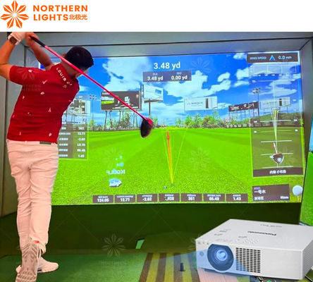 Bom preço Simulador de golfe 3d Sistema de simulador de golfe de golfe equipamento de máquina de golfe personalizado on-line