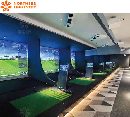 Bom preço Simulador de golfe virtual multifuncional Projeção de lazer e entretenimento on-line