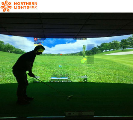 Bom preço Simulador de Golf Directo de Fábrica Indoor Family Golf Screen Projeção Interativa on-line