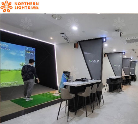 Bom preço Ecrã de golfe Projeção interativa Ar Golf Sport Simulator For Sport Amusement Park on-line