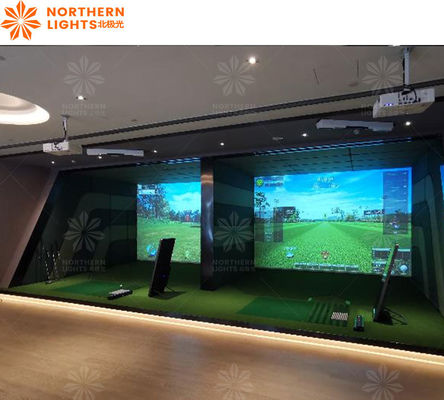 Bom preço Jogo Interativo Profissional Ar Projector Hd Screen Ar Golf Simulator on-line