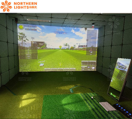Bom preço Simulador de golfe infravermelho Smart Hitting Golf Assistência de Treinamento Indoor Range Ar Golf Game on-line
