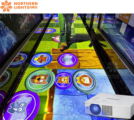 Bom preço Jogo de projeção de projector de piso de interação interior para parque infantil on-line