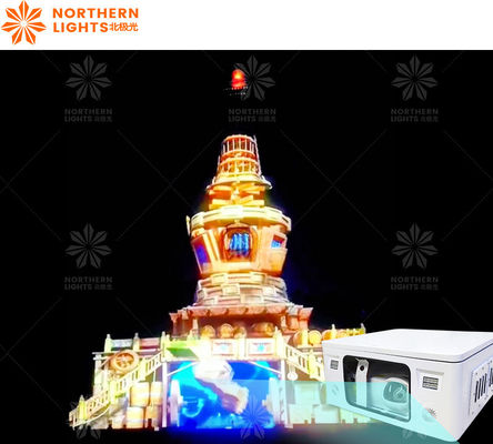 Bom preço Projector de mapeamento de projeção de edifícios externos dinâmicos de vídeo 3D on-line