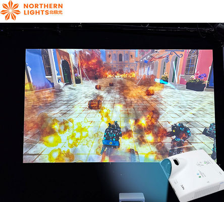 Bom preço Iluminação do Norte Mecânico de Sensores Atraentes Projeto de Parede Guerreiro Máquina de Jogo Interativo on-line