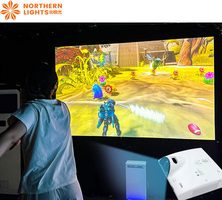 Bom preço Máquina de jogo somatosensorial Mech Warrior Sensor de movimento Projeção de parede interativa on-line