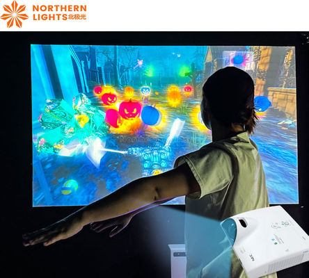 Bom preço Projeção 3D Máquina de Projeção Interativa Guerreiro Entretenimento infantil on-line