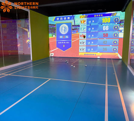 Bom preço Projeção Interativa Sala de Badminton Simula Máquina de Lançamento Automático on-line
