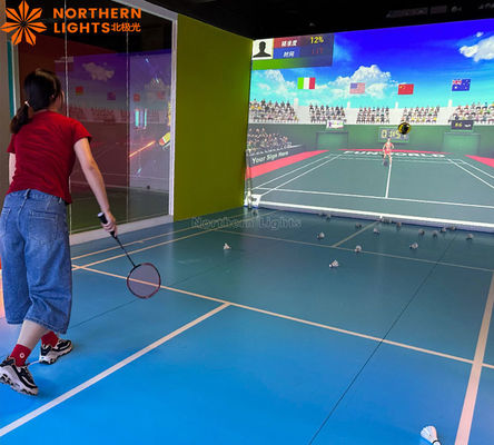 Bom preço AR Esportes Fitness Jogo Equipamento de movimento Parque de diversões indoor Produto Simulado Badminton on-line