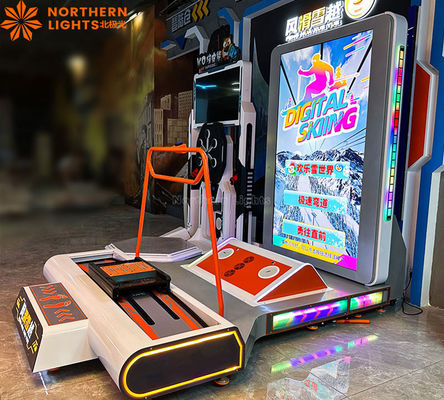 Bom preço Esportes Indoor Esqui Realidade Virtual Em pé Exercício Fitness Esqui de corrida Simulador de esqui on-line