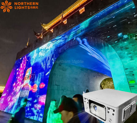 Bom preço Projetor de mapeamento 3D de vídeo holográfico ao ar livre para grandes exposições de parede on-line