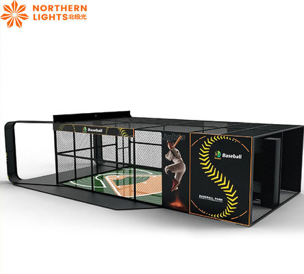 Bom preço Jogos interativos com projetor Esportes Ar Indoor Amusement Baseball Simulator on-line
