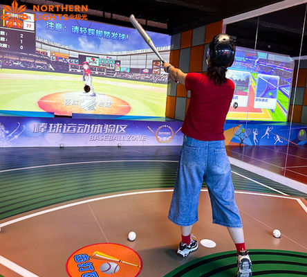 Bom preço Luxo Imersivo 3D Magic Park Equipamento Ar AR jogo de beisebol Projeção Interativa on-line