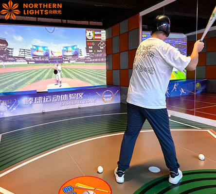 Bom preço Imersivo Esportes Interativos AR Indoor Amusement Game Machine Ar Baseball Simulator on-line