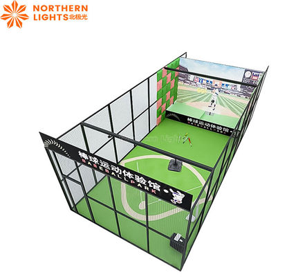 Bom preço Esportes de Realidade Virtual Indoor Ar Projeção Simulador de Beisebol Inteligente Simulação de Beisebol on-line