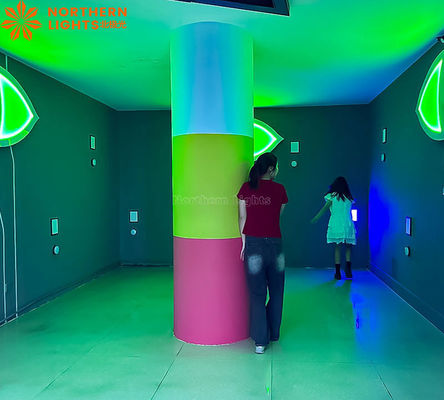 Bom preço Muralha Interativa Esconde Preme Botão Contando Número Luz LED Ativar Jogo Olhos Malignos on-line
